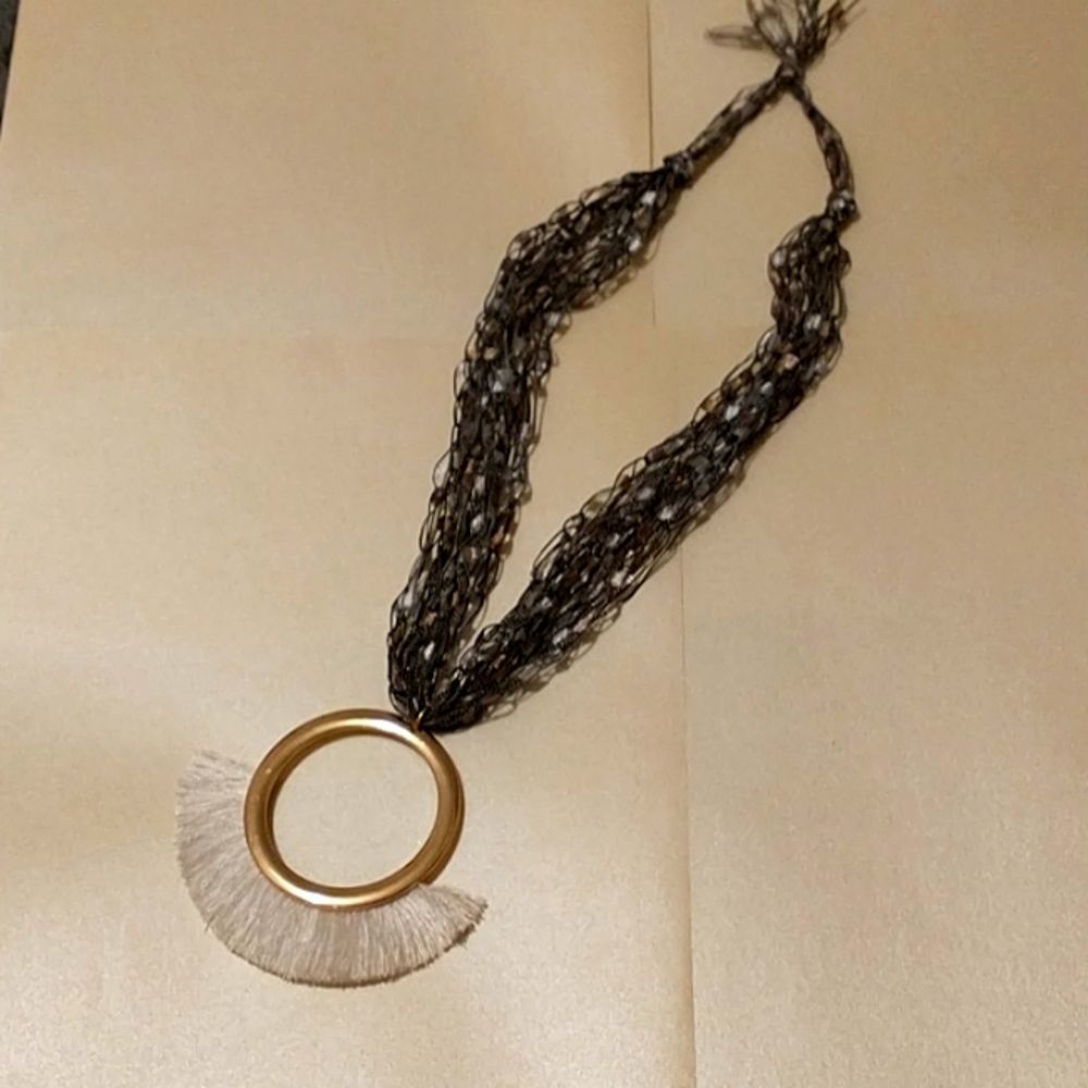 Ladder Ribbon Necklace!